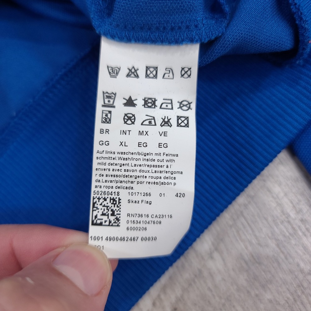 Hugo Boss Track Jacket Mens XL Blue Italy 2014 Skaz Flag Full Zip Soccer Soccer - Picture 8 of 9